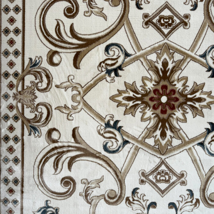 سجاد تركي سفير نقش فرنسي كريم مقاس 200*300