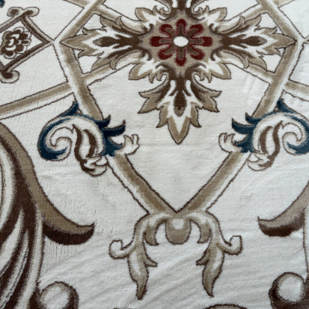 سجاد تركي سفير نقش فرنسي كريم مقاس 400*600