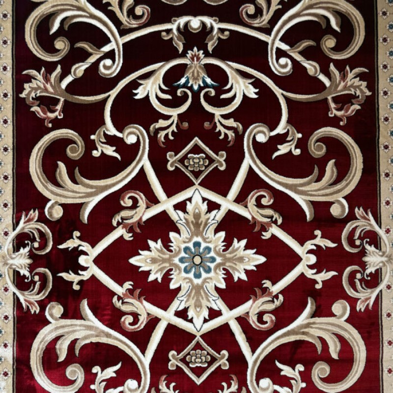 Turkish Ambassador carpet French engraving red size 100*200