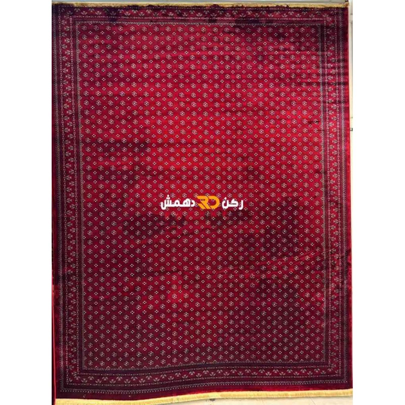 سجاد افغاني حرير ناعم بخارى 2006 احمر مقاس 300*400