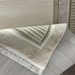 سجاد تركي اطار برواز سيلفيا 40984A بيج مقاس 400*500