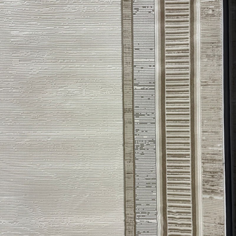 سجاد تركي اطار برواز سيلفيا 40984A بيج مقاس 150*220