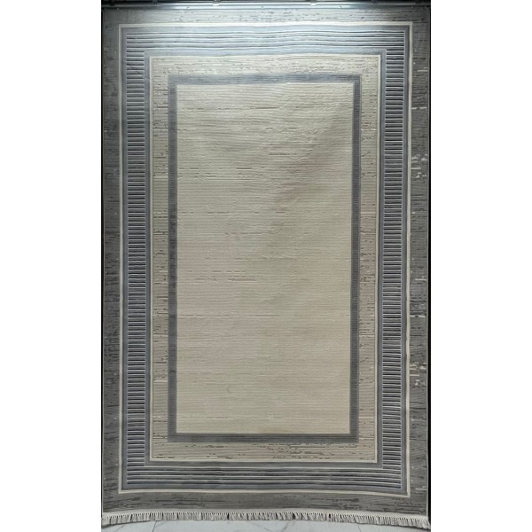Turkish rug with frame Silvia 40984A blue size 50*80