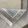 Turkish rug with frame Silvia 40984A blue size 50*80