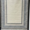 Turkish rug with frame Silvia 40984A blue size 50*80