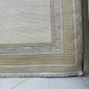 Turkish rug with frame Silvia 40984A golden size 400*500