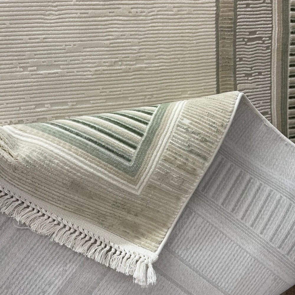 سجاد تركي اطار برواز سيلفيا 40984A اخضر مقاس 50*80 سجاد تركي اطار برواز سيلفيا 40984A اخضر مقاس 50*80