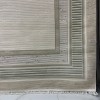 Turkish rug with frame Silvia 40984A green size 50*80