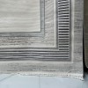 Turkish rug with frame Silvia 40984A gray size 400*500