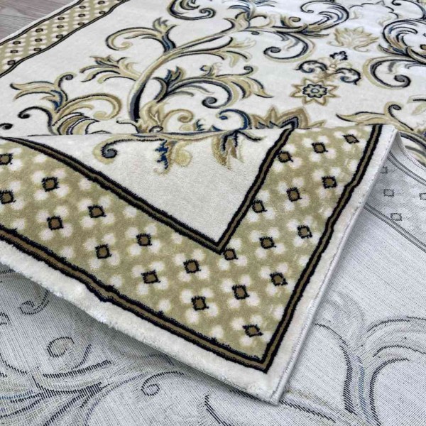 Turkish Tabriz Oriental Carpet G0001 Cream Size 250*350