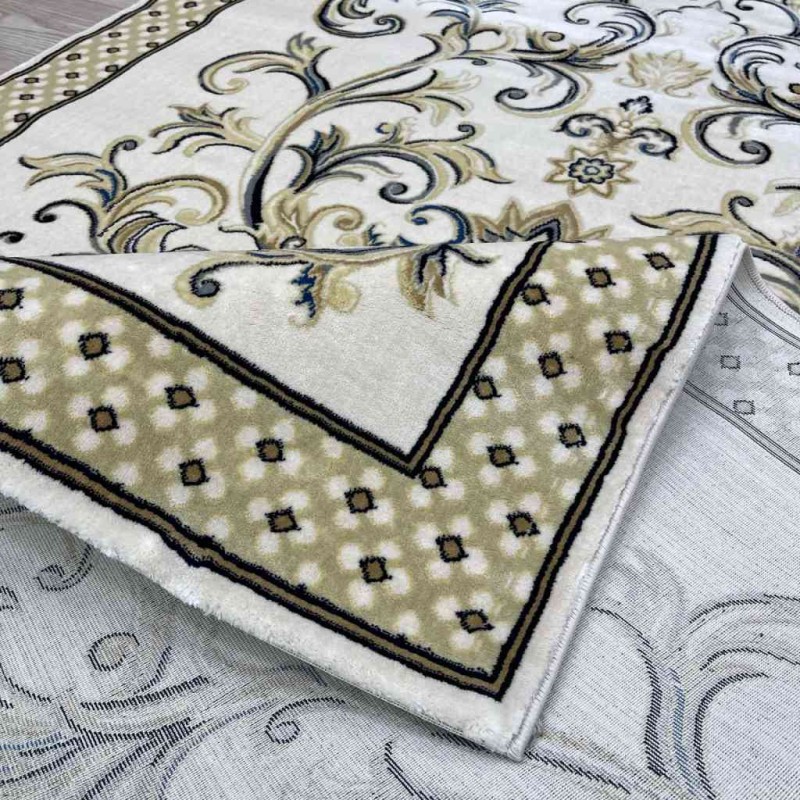 Turkish Tabriz Oriental Carpet G0001 Cream Size 250*350