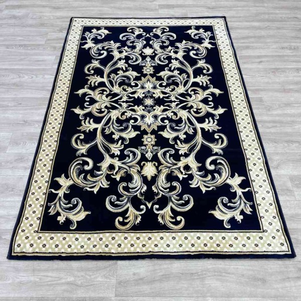 Tabriz Turkish Oriental Rug G0001 Navy Size 150*220