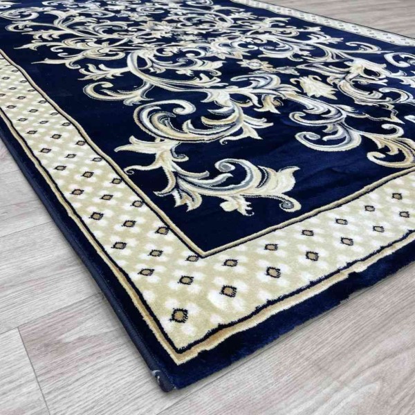Tabriz Turkish Oriental Rug G0001 Navy Size 150*220