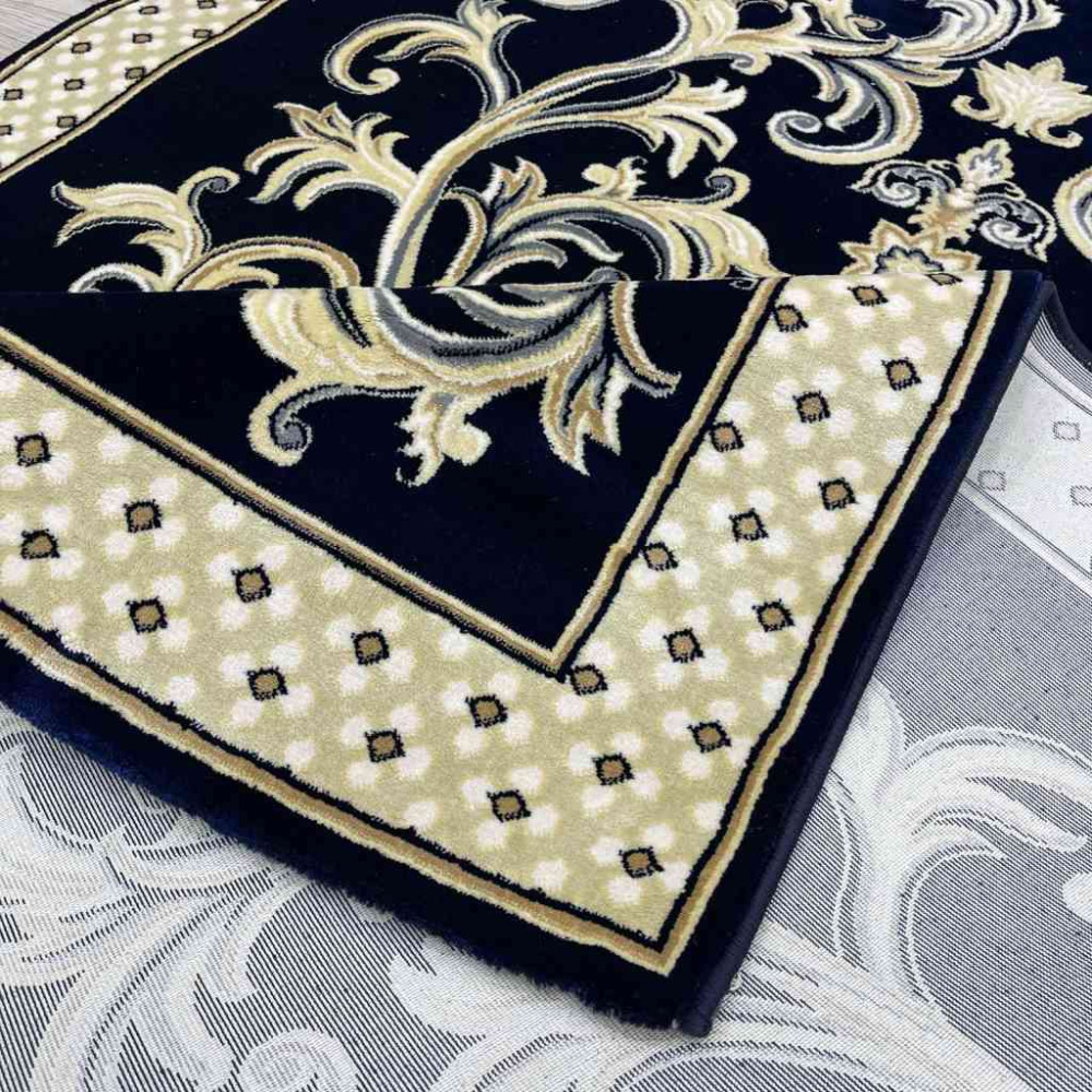 سجاد شرقي تبريز تركي G0001 كحلي مقاس 80*150