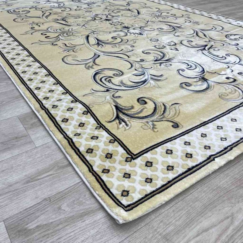 سجاد شرقي تبريز تركي G0001 ذهبي مقاس 150*220