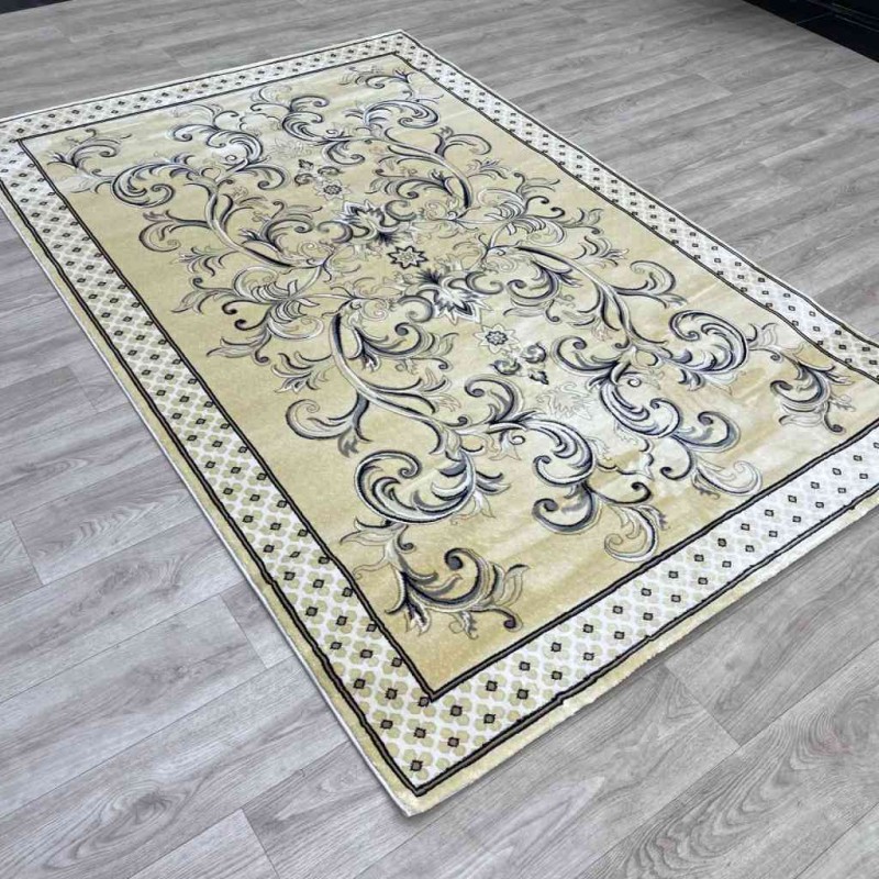 سجاد شرقي تبريز تركي G0001 ذهبي مقاس 150*220