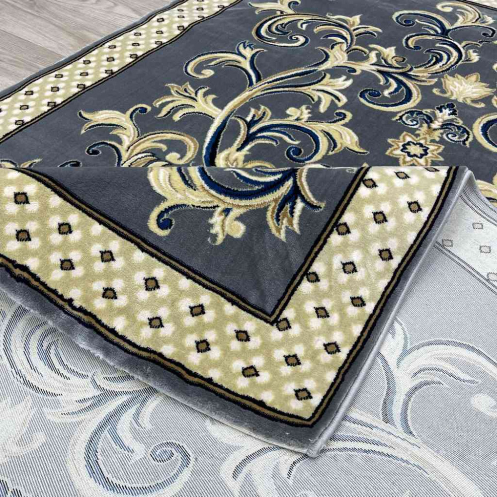 سجاد شرقي تبريز تركي G0001 رصاصي مقاس 300*400