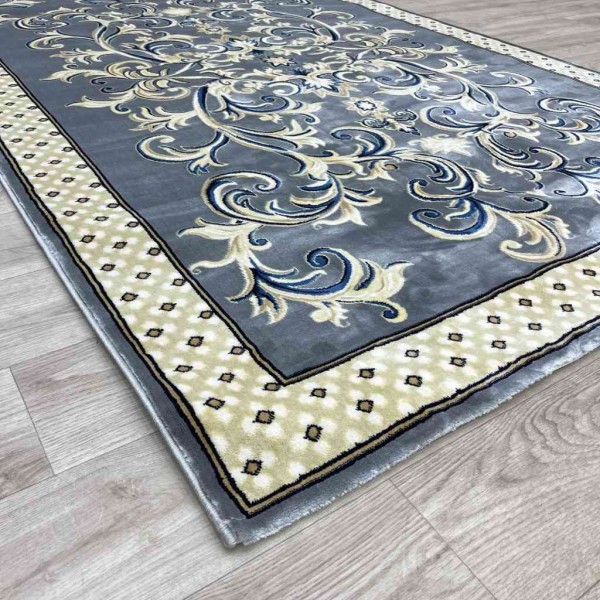 Turkish Tabriz Oriental Rug G0001 Grey Size 80*150