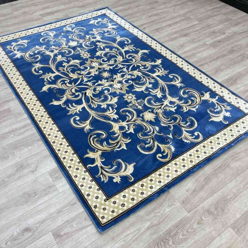 سجاد شرقي تبريز تركي G0001 كحلي فاتح مقاس 100*300