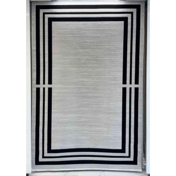 سجاد تركي الاطار برواز تالين اسود مقاس 50*80