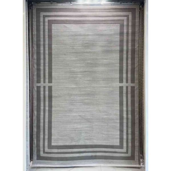 Turkish carpet frame Talin dark gray frame size 100*200
