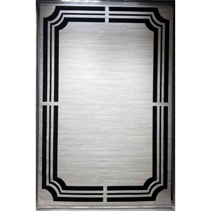 سجاد تركي برواز مودرن سراي BT485 كريم اسود مقاس 100*200