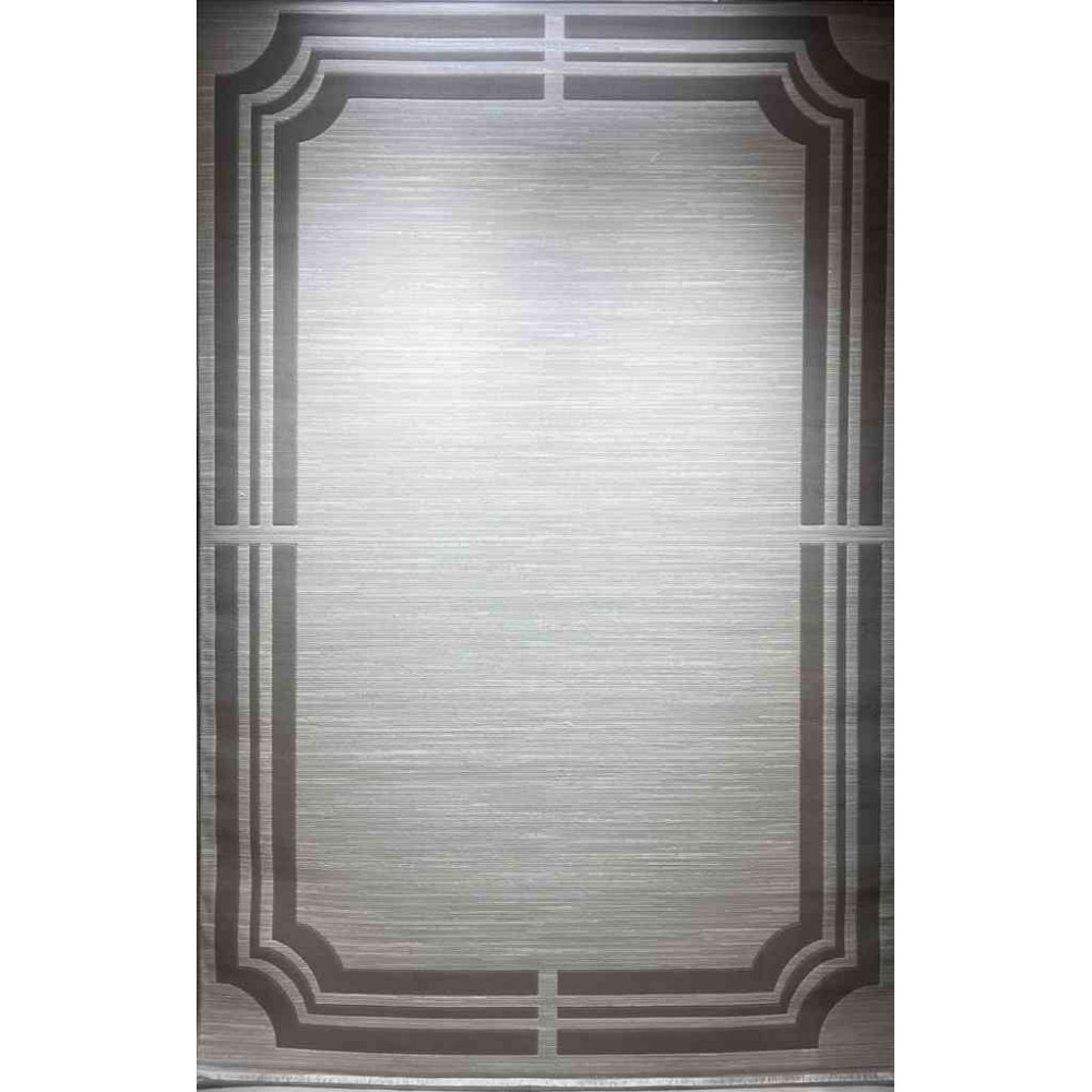 سجاد تركي برواز مودرن سراي BT485 كريم رصاصي مقاس 400*500