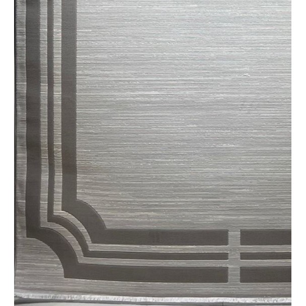 سجاد تركي برواز مودرن سراي BT485 كريم رصاصي مقاس 300*400