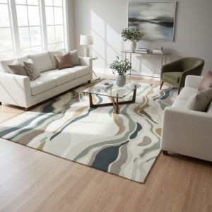 Turkish rugs Kuwaiti Hafar TIGER F0847A beige size 150*220