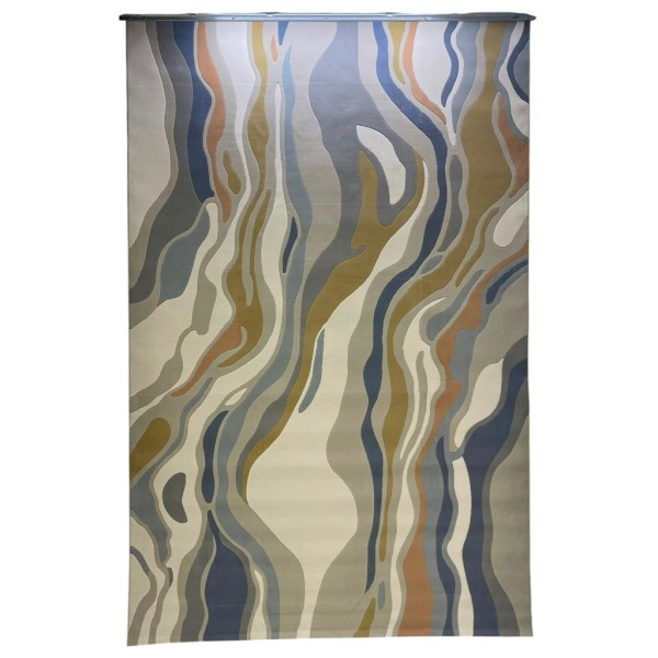 Turkish rugs Kuwaiti Hafar TIGER F0847A GRAY size 100*400