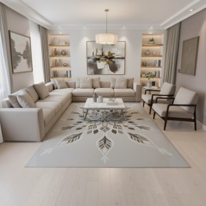 سجاد تركي لافندر N0595A بيج مقاس 150*150