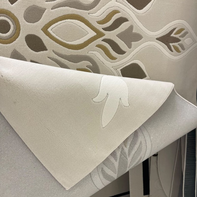 سجاد تركي لافندر N0595A بيج مقاس 150*150