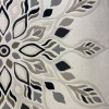 Turkish LAVENDER rug N0595A BLACK size 150*150