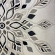 سجاد تركي لافندر N0595A اسود دائري مقاس 200*200