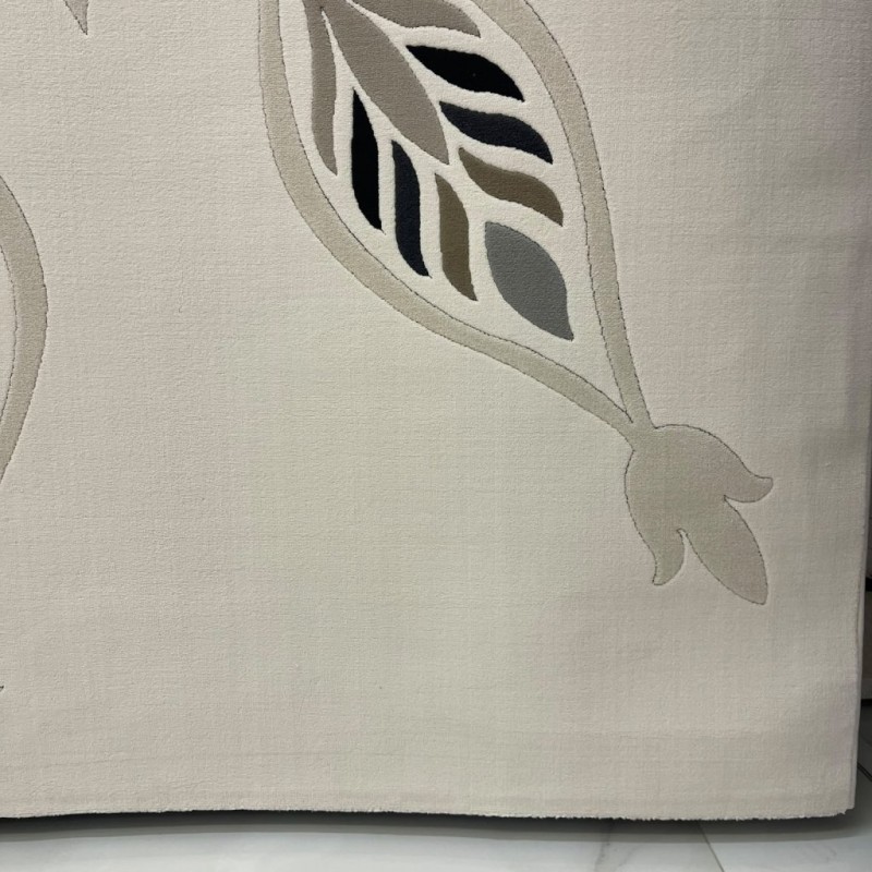سجاد تركي لافندر N0595A اسود دائري مقاس 200*200