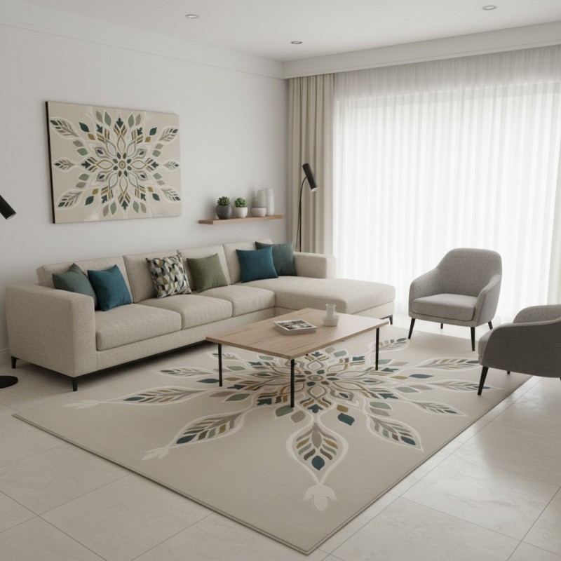 سجاد تركي لافندر N0595A اخضر مقاس 400*500