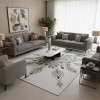 سجاد تركي لافندر N0595A رصاصي ميكس دائري مقاس 200*200