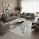 سجاد تركي لافندر N0595A رصاصي ميكس دائري مقاس 200*200