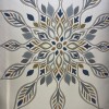 سجاد تركي لافندر N0595A رصاصي ميكس دائري مقاس 200*200