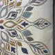 سجاد تركي لافندر N0595A رصاصي ميكس دائري مقاس 200*200