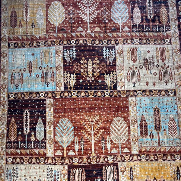 Turkish Bohemian VENİCE Rug 43242A NAVY RED Size 250*350