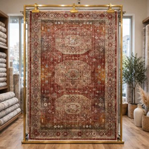 سجاد بوهيمي فينيسيا تركي  43267C احمر مقاس 250*350 سم