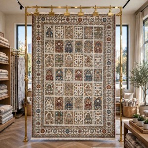 Turkish Bohemian VENİCE Rug 43285B CREAM RED Size 250*350