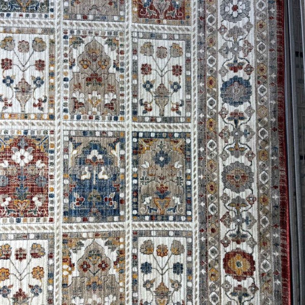 سجاد بوهيمي فينيسيا تركي  43285B كريم احمر مقاس 250*350 سم