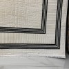 Turkish rug Victoria frame 41603A cream black size 150*220