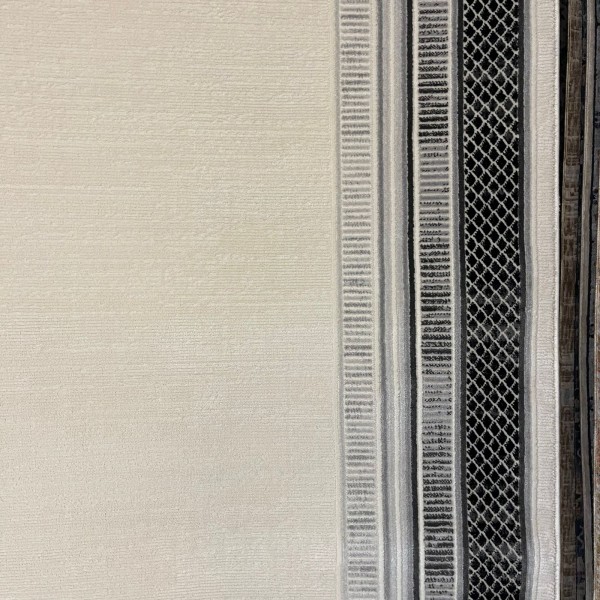 Turkish rug Victoria frame 41607A cream black size 250*350