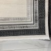 Turkish rug Victoria frame 41607A cream black size 250*350