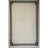 Turkish rug Victoria frame 41307A cream black size 100*300