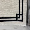 Turkish rug Victoria frame 41307A cream black size 100*300