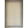 Turkish rug Victoria frame 38247A cream black size 300*400